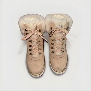 Cole Haan Zerogrand Explore Upstate Hiker Chukka Boots Sz 8 Taupe Suede